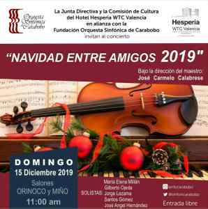Sinfónica de Carabobo ofrece Gran Concierto de Navidad este domingo en Hesperia WTC Valencia