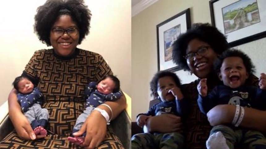 Una madre de Florida tuvo dos pares de gemelos en un año. Tenía mejores posibilidades de ganar la lotería