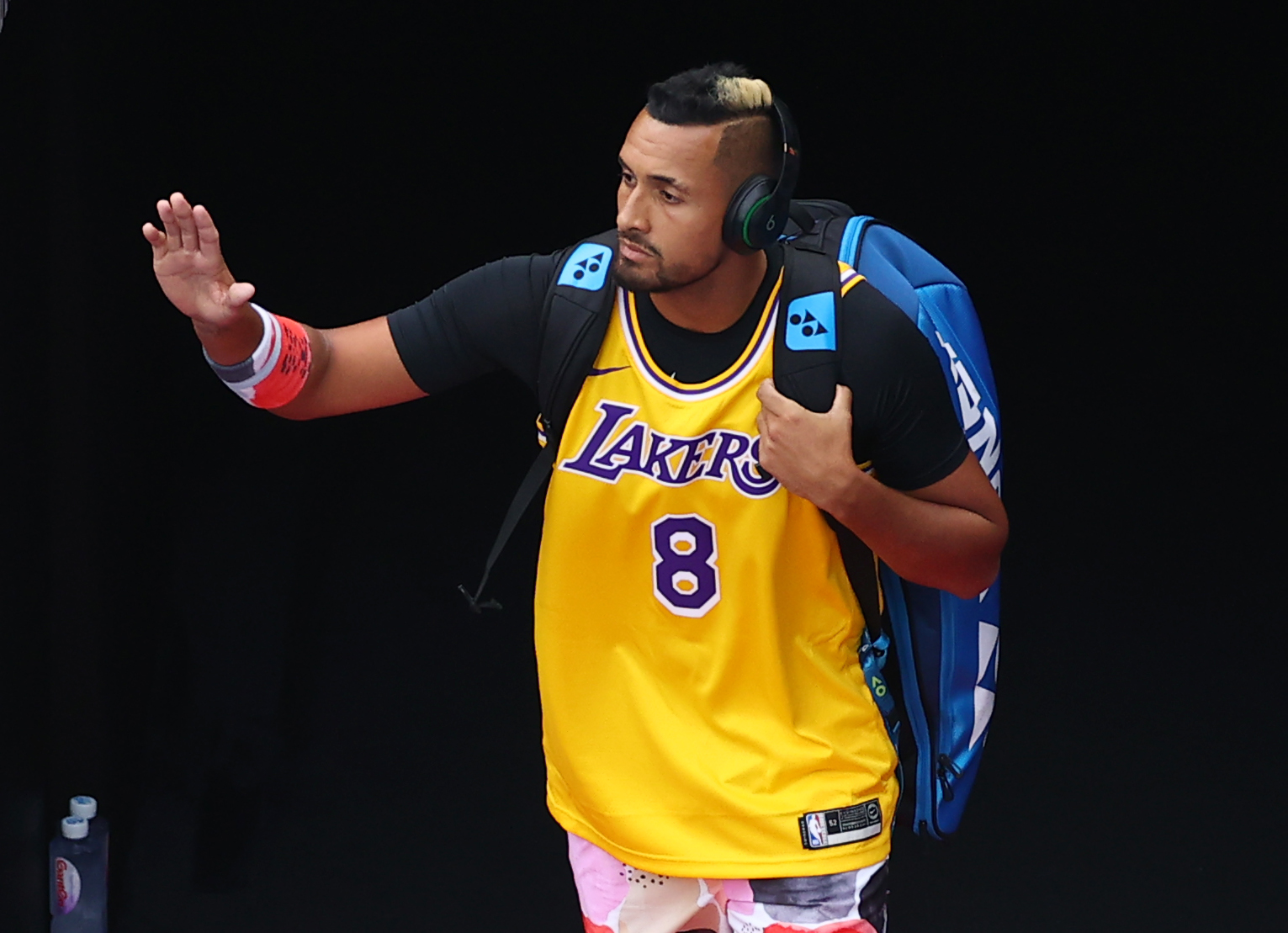 El emotivo homenaje de Nadal y Nick Kyrgios a Kobe Bryant durante su partido en Australia (Fotos y videos)