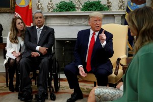 “Nos encargaremos de los venezolanos”, enfatizó Trump durante su encuentro con Moreno (Video)