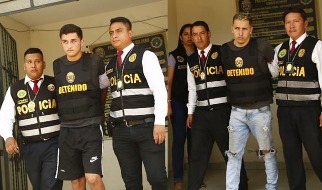 Dos venezolanos detenidos luego de asaltar en un agente bancario de Lima