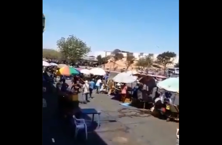 Reportan disturbio en el Mercado Las Pulgas de Maracaibo en medio de cuarentena por el Covid-19 (VIDEO)