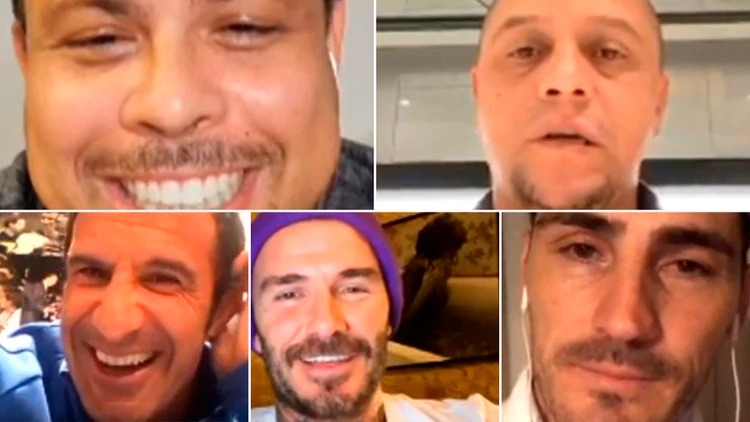 Ronaldo, Beckham, Figo, Roberto Carlos y Casillas: “Los Galácticos” del Real Madrid se reencuentran