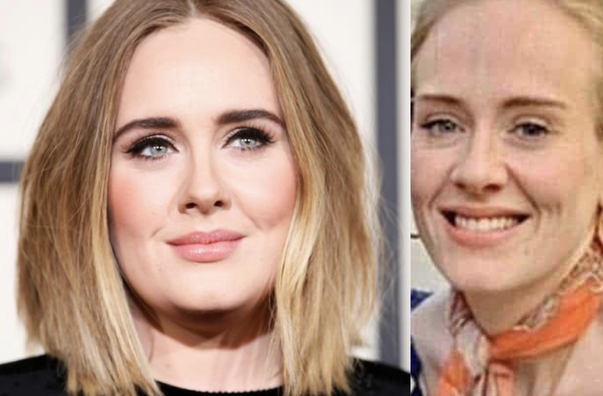 ¡Irreconocible! Foto de Adele con “nuevo look” causa furor en redes sociales