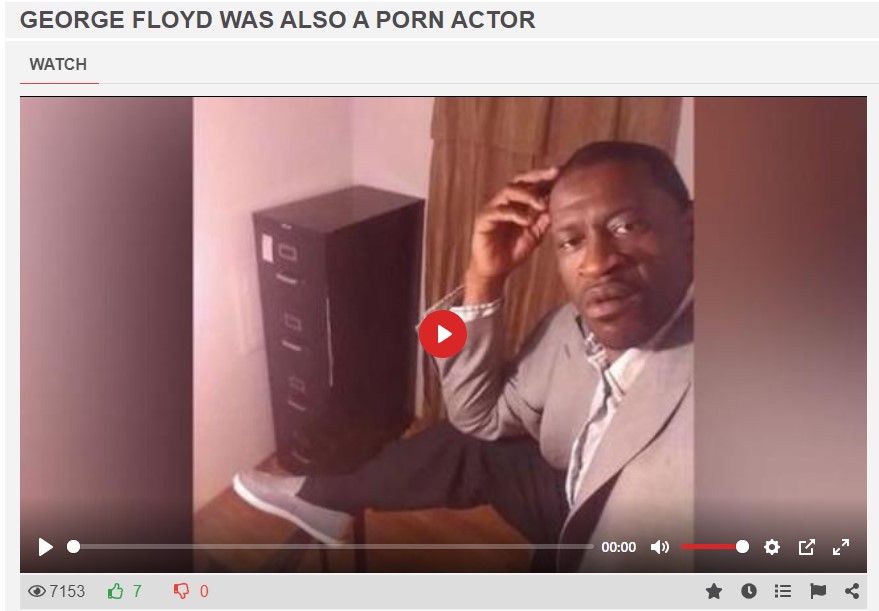 En medio del caos: Revelaron que George Floyd era actor porno