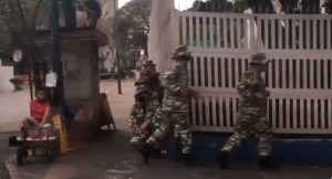 En plena cuarentena régimen de Maduro ejecuta prácticas de “combate” en San Bernardino #30May (Video)