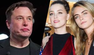 Elon Musk niega haber hecho un trío con Amber Heard y Cara Delevingne