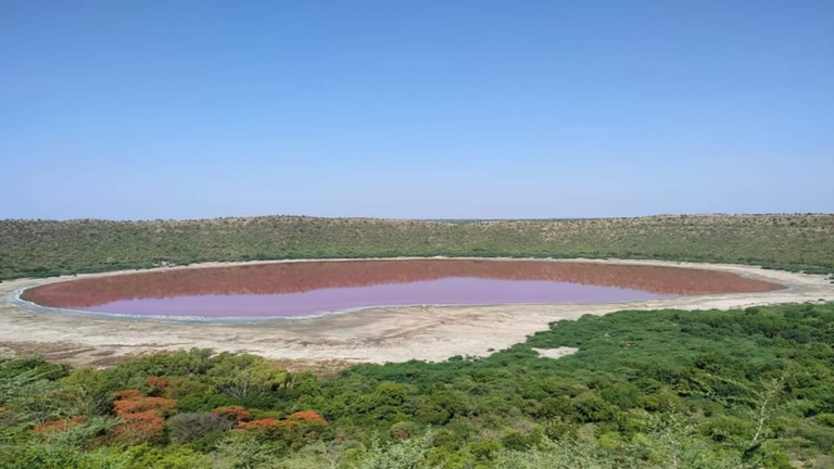 Un lago en India se tiñó de rosa y los científicos aún no se explican la razón (FOTOS)