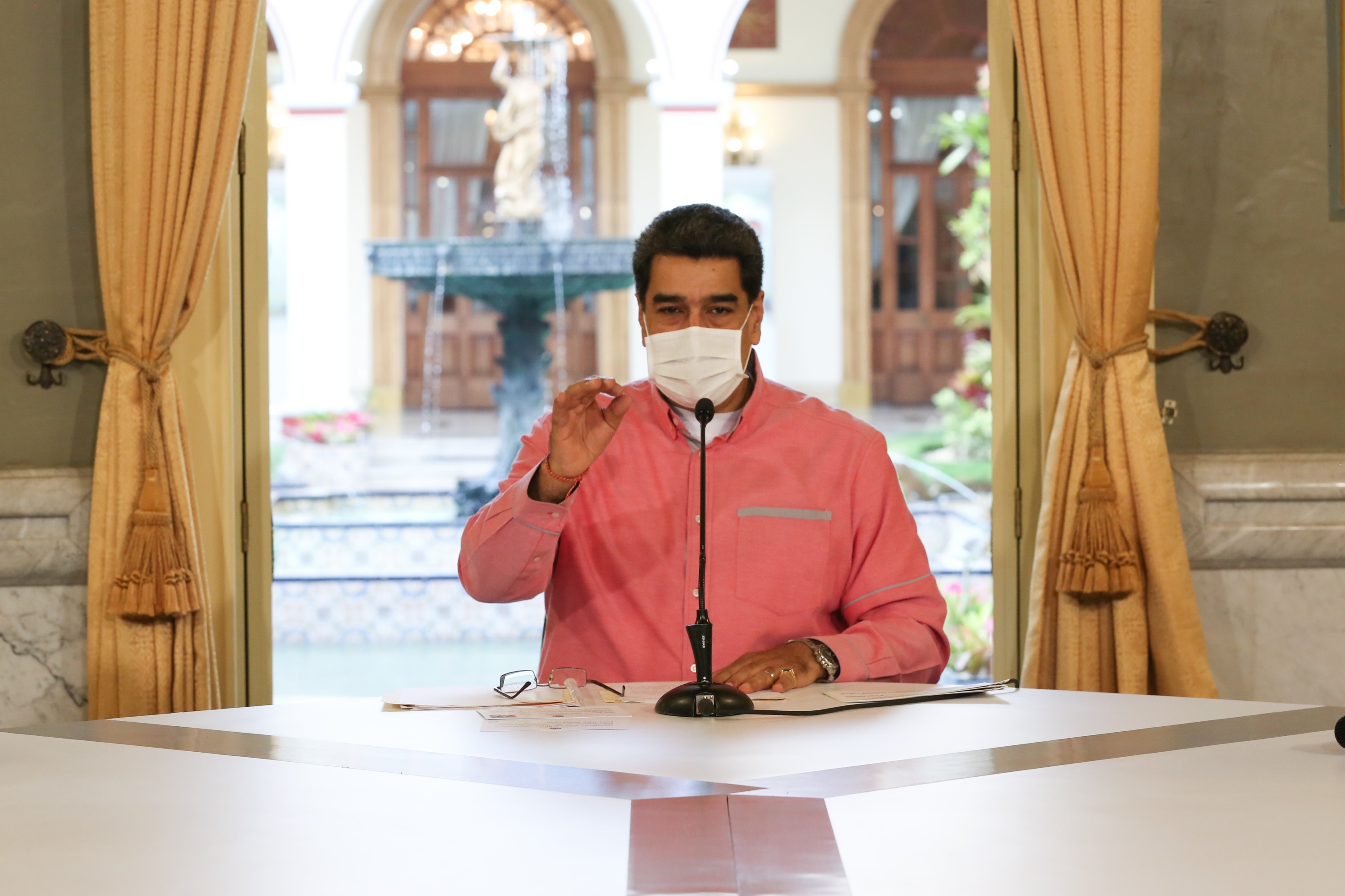 Maduro está ansioso de que llegue la vacuna contra el Covid-19 para ponérsela de primero