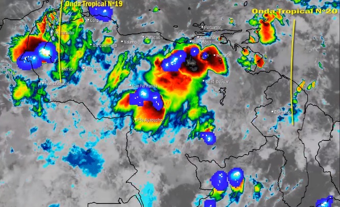 El estado del tiempo en Venezuela este martes #14Jul, según el Inameh