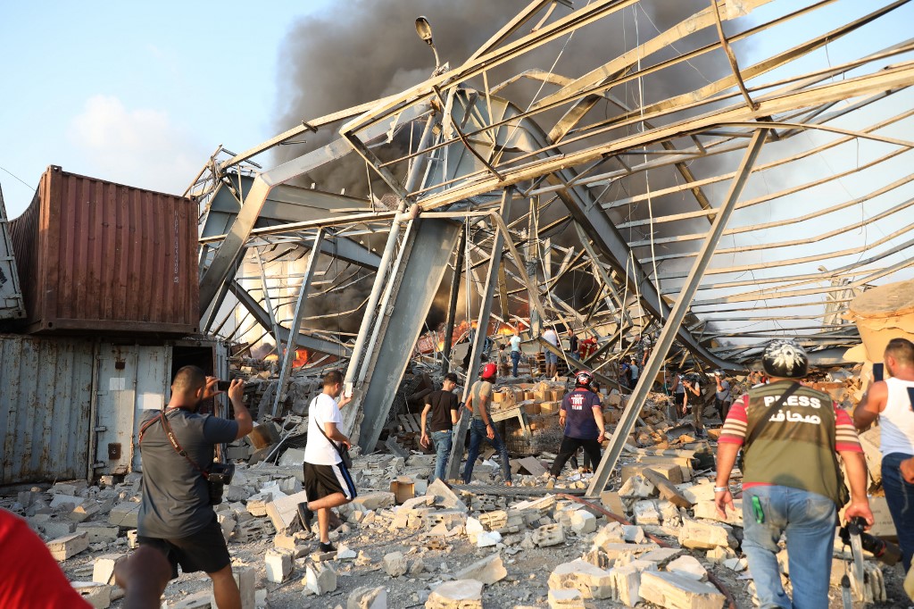 El presidente libanés rechaza una investigación internacional sobre la explosión en Beirut