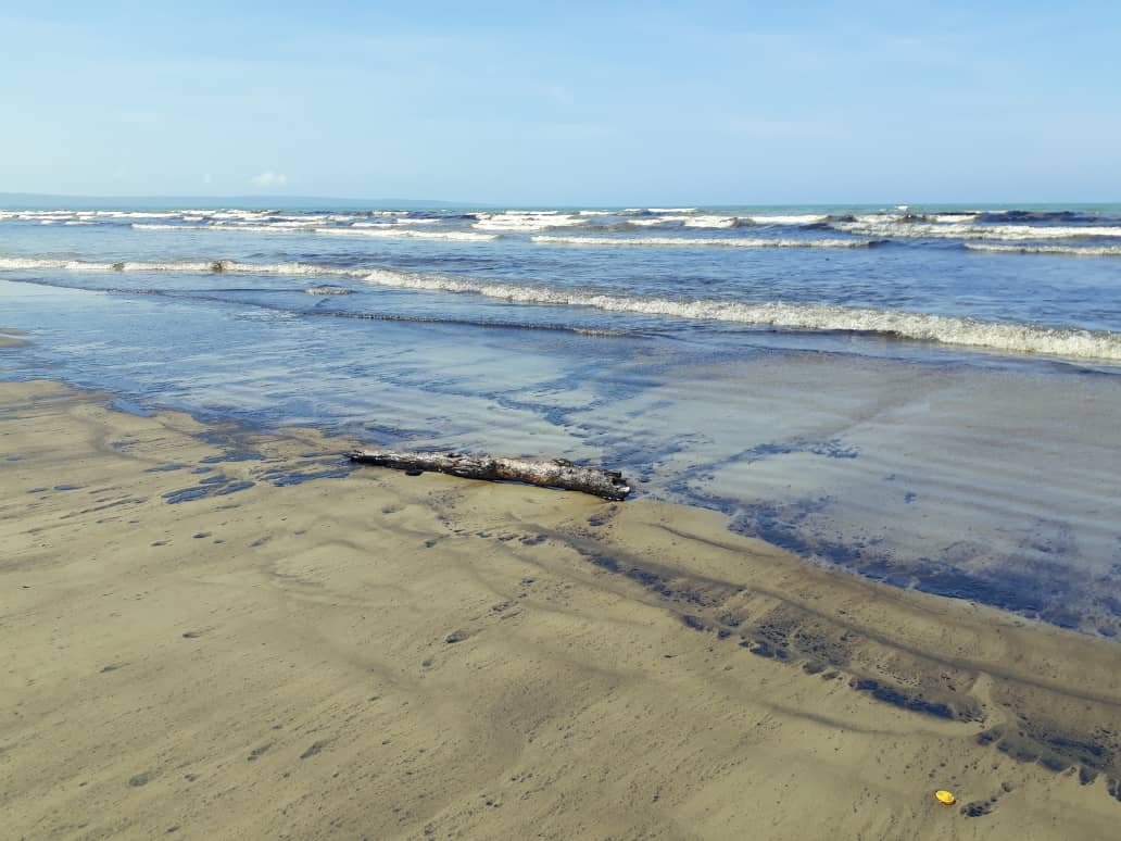 En video: Derrames de Petróleo contaminan las bellas playas de Falcón aún en pandemia