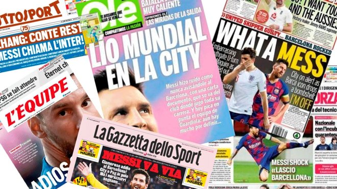 Leo Messi y su “guerra” con el Barça, protagonista de todas las portadas (IMÁGENES)