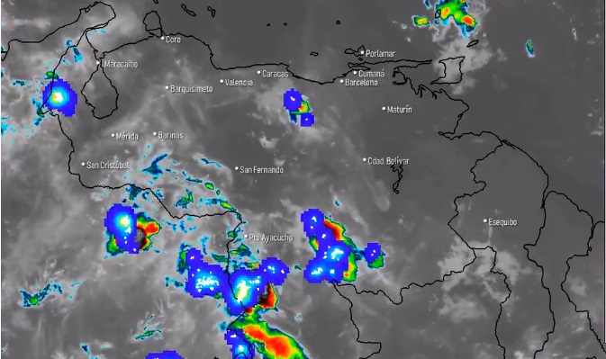 El estado del tiempo en Venezuela este lunes #14Sep, según el Inameh