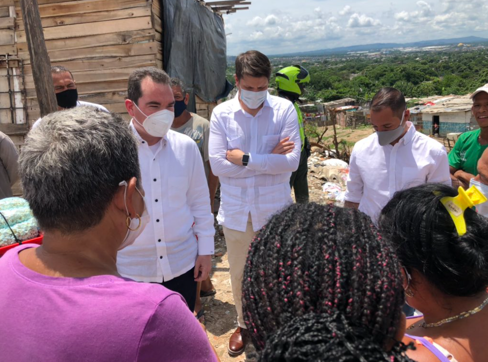 En Imágenes: Guanipa acudió en respaldo de comunidades de venezolanos vulnerables en Barranquilla