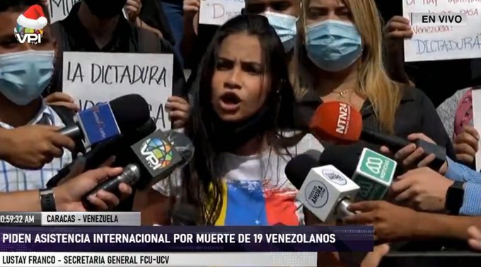 Defensores de DDHH y estudiantes, entregaron documento en el Pnud ante la muerte de migrantes venezolanos que huían a Trinidad y Tobago