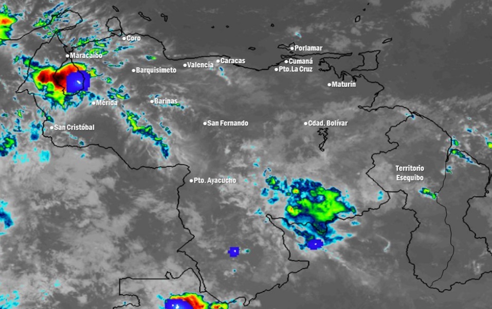 El estado del tiempo en Venezuela este miércoles #12May, según el Inameh