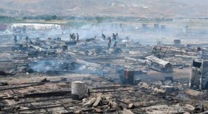 Incendio en campo de refugiados en Líbano deja 3 heridos y 370 evacuados