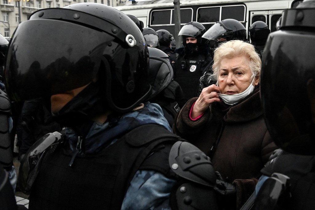 Más de 2.000 detenidos en las protestas opositoras en Rusia