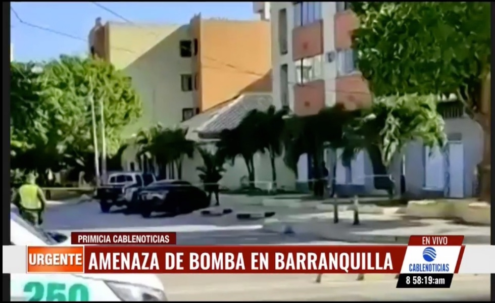 Alerta en Barranquilla por amenaza de bomba #13Ene