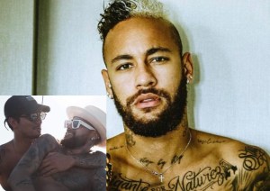 Filtraron comprometedoras fotos de Neymar Jr. con otro hombre