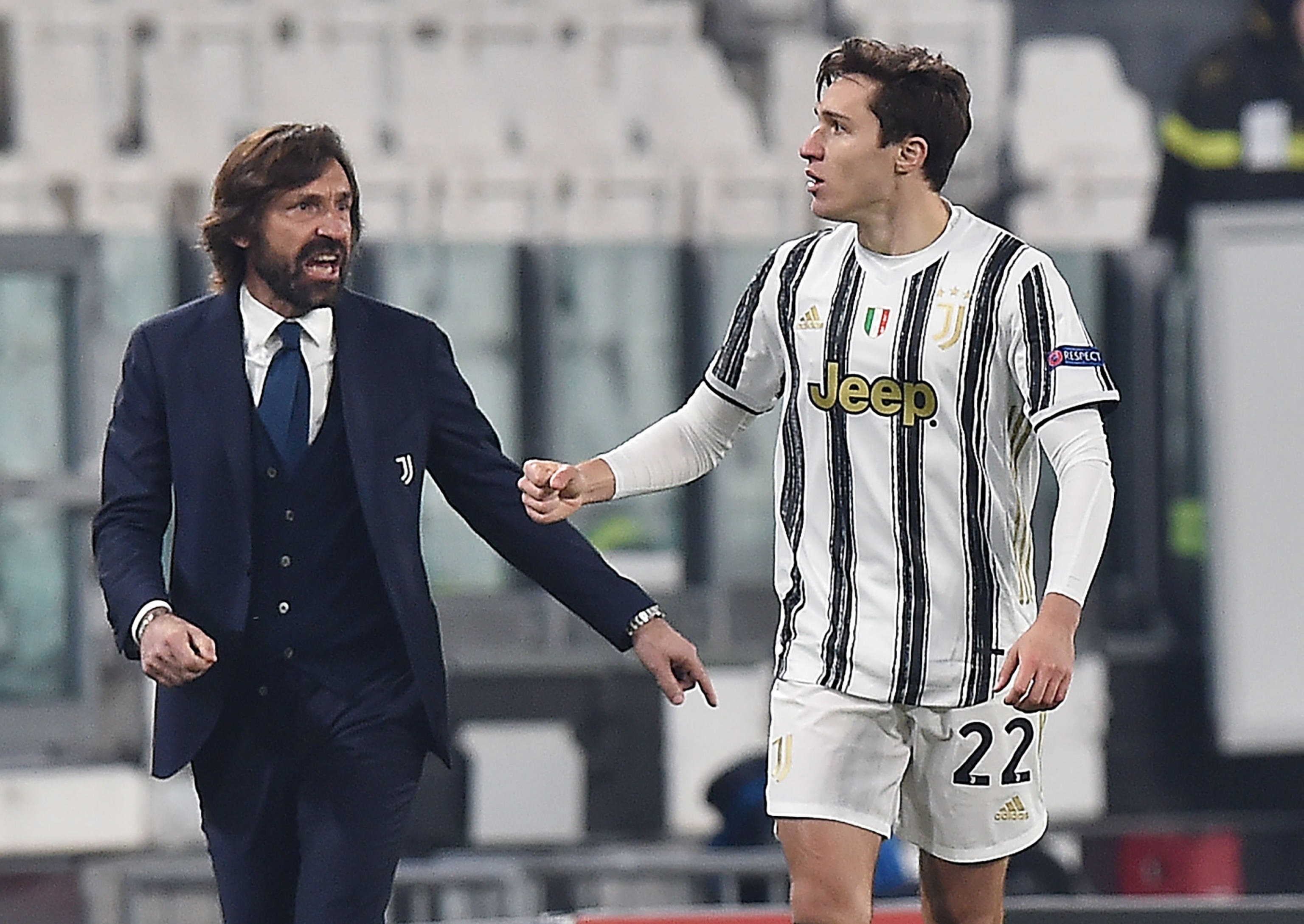 Pirlo no teme que la debacle de la Juventus en Champions provoque su despido