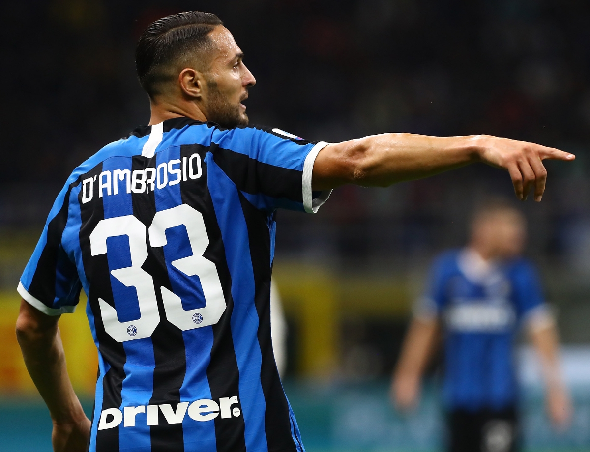 El defensa del Inter de Milán, Danilo D’Ambrosio, da positivo al coronavirus