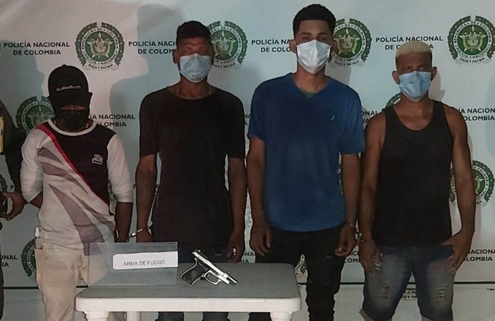 Por robo y hurto, fueron detenidos cuatro venezolanos en Colombia