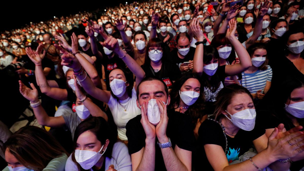 Se celebró un concierto con cinco mil personas en España y no hay “ninguna señal” de contagio de coronavirus