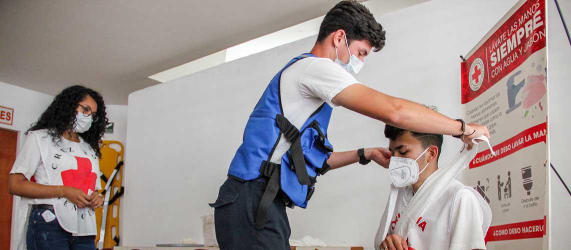 La Cruz Roja en Táchira capacitan a personas de las comunidades con cursos de primeros auxilios básicos