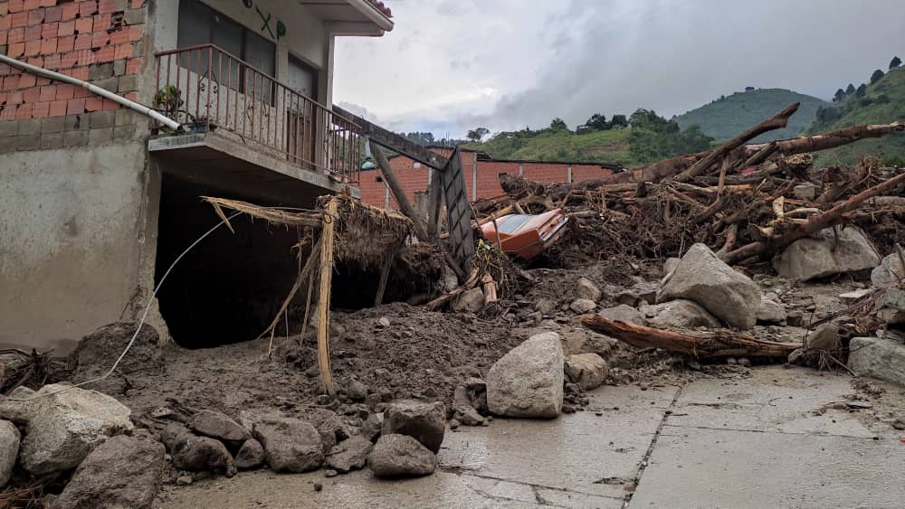 Imágenes devastadoras: Así quedó Tovar en Mérida tras torrenciales lluvias