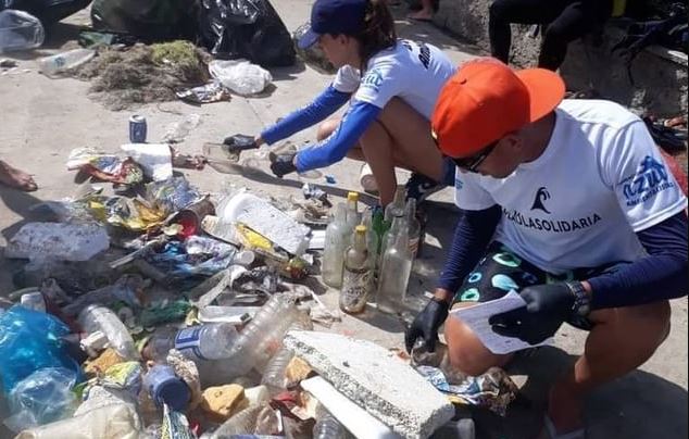 Recolectaron más de 200 kilos de basura tras limpieza en Bahía de Cata (Fotos y video)