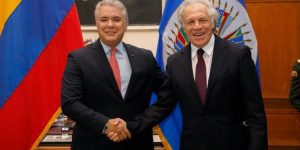 Duque se reunió con Almagro para conversar sobre Venezuela y la democracia en la región