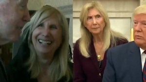 VIRAL: La reacción completamente diferente de una traductora frente a Biden y Trump (VIDEO)