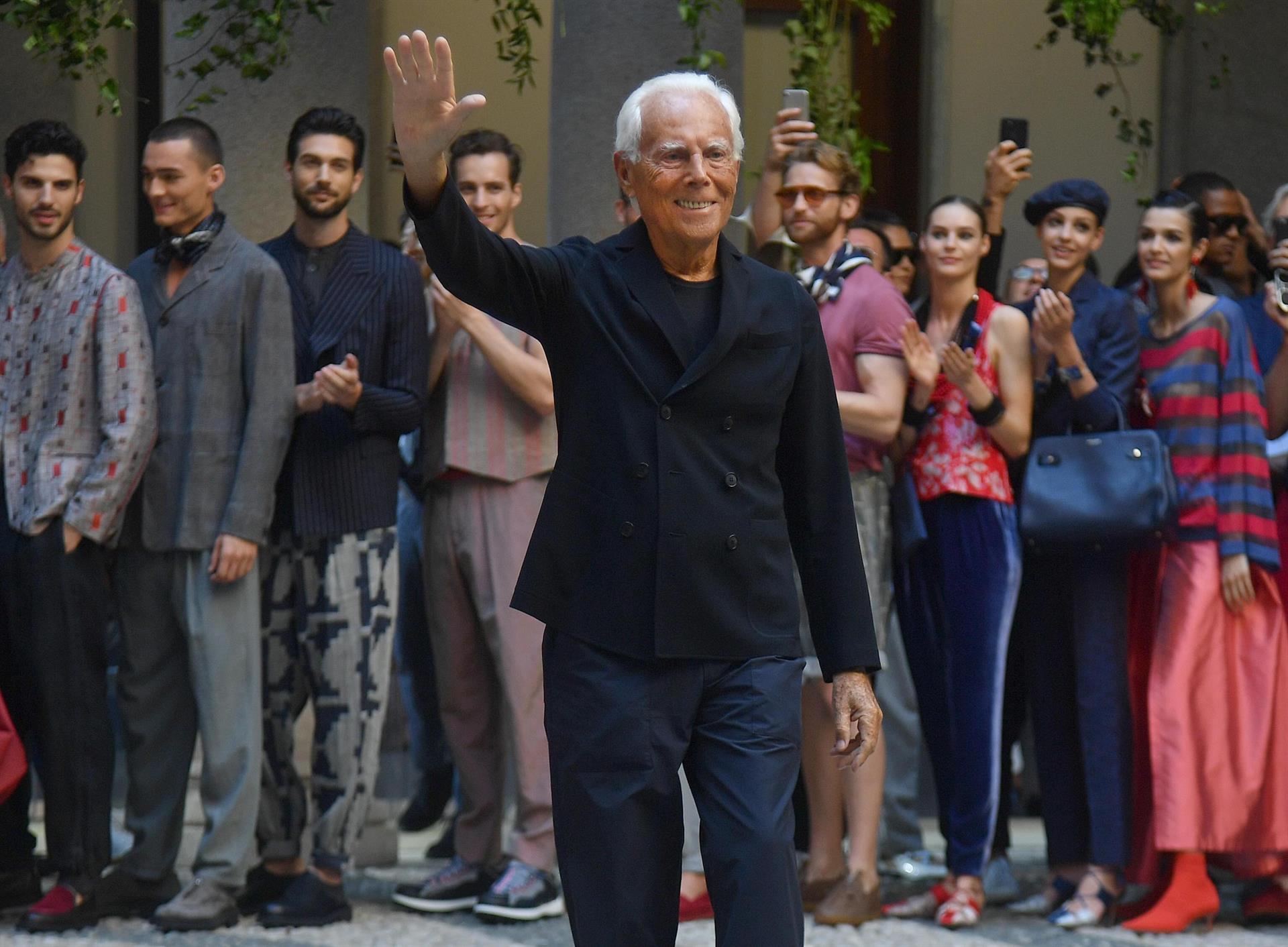 Giorgio Armani, condecorado como “Cavaliere” de Italia