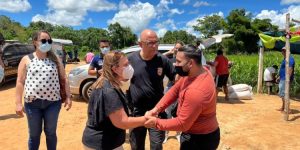 Embajadora Belandria visita triple frontera entre Brasil, Perú y Bolivia y recibe migrantes venezolanos