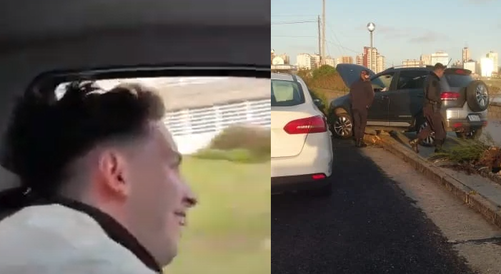 “Si nos matamos, nos matamos”: Impactante VIDEO muestra desde adentro del carro cuando sujetos borrachos chocaron