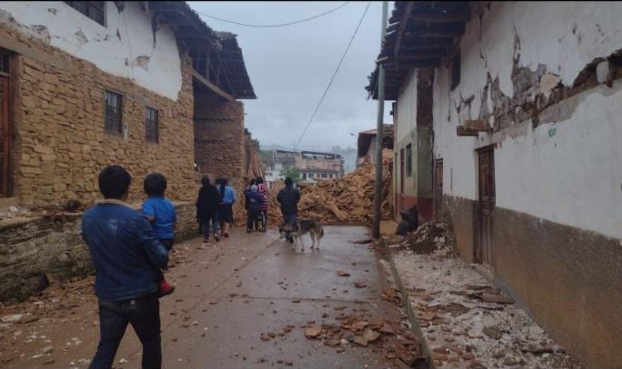 Al menos cuatro heridos y más de 800 damnificados tras el terremoto en Perú