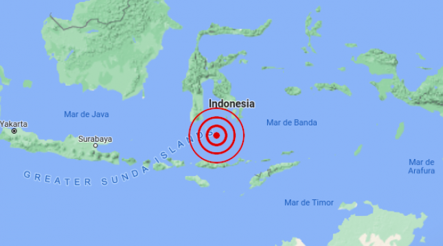 Un terremoto de magnitud 7,3 sacude las costas del centro de Indonesia
