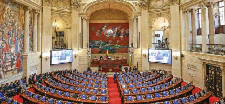 Cámara de Representantes de Colombia respaldó el interinato de Guaidó
