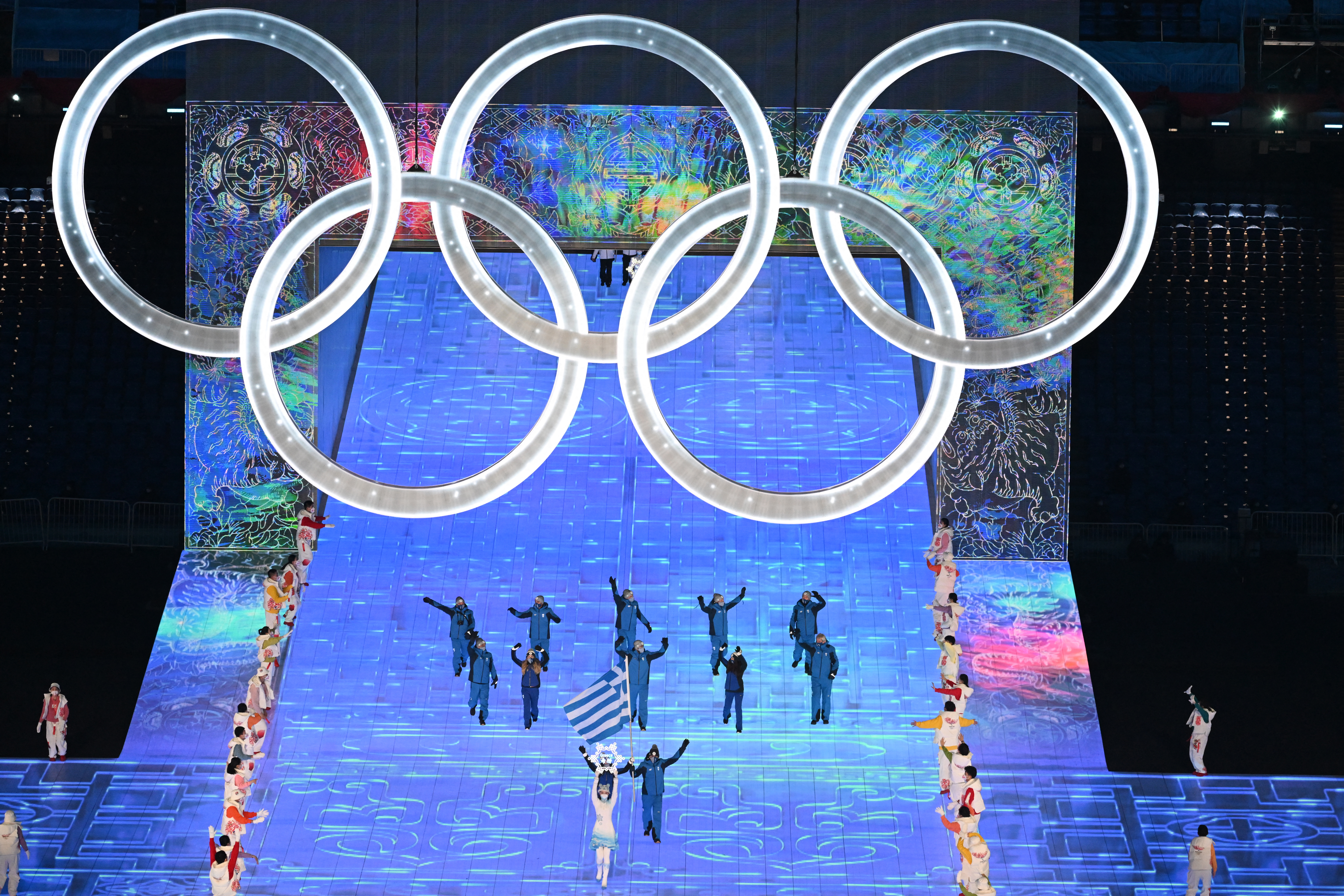 EN FOTOS: así fue la ceremonia de inauguración de los Juegos Olímpicos de Invierno Beijing 2022