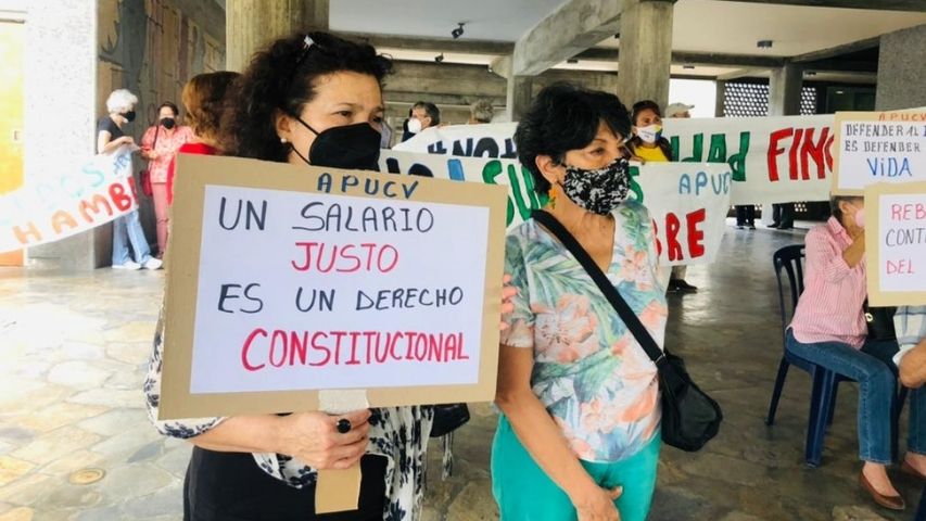 Asociación de Profesores de la UCV se pronunció sobre la situación del gremio docente en el país