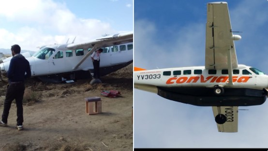 Avión con matrícula venezolana y sancionado por EEUU se accidentó durante un aterrizaje forzoso en Irán (FOTOS)