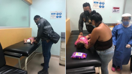 Mujer pidió prestado el baño de una casa en Ecuador y abandonó a su bebé de cinco meses