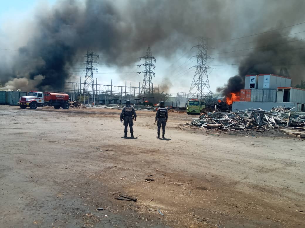 Un incendio se generó en instalaciones de Corpoelec en Carabobo