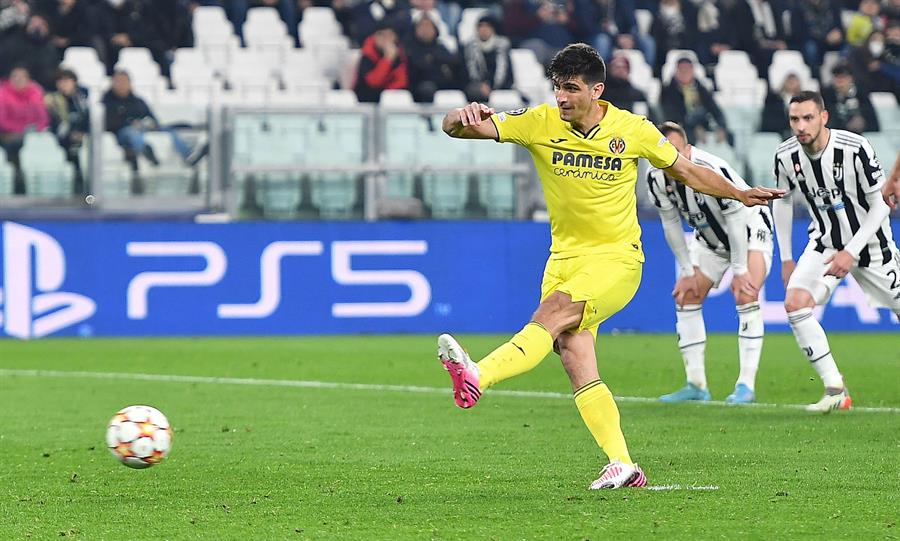 Villarreal goleó a la Juventus y se metió en cuartos de Champions