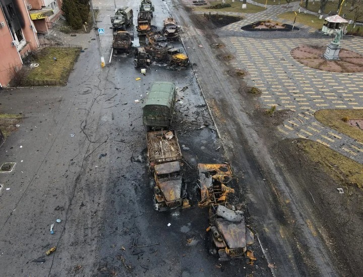 La batalla de Kiev filmada en directo desde un dron (VIDEO)