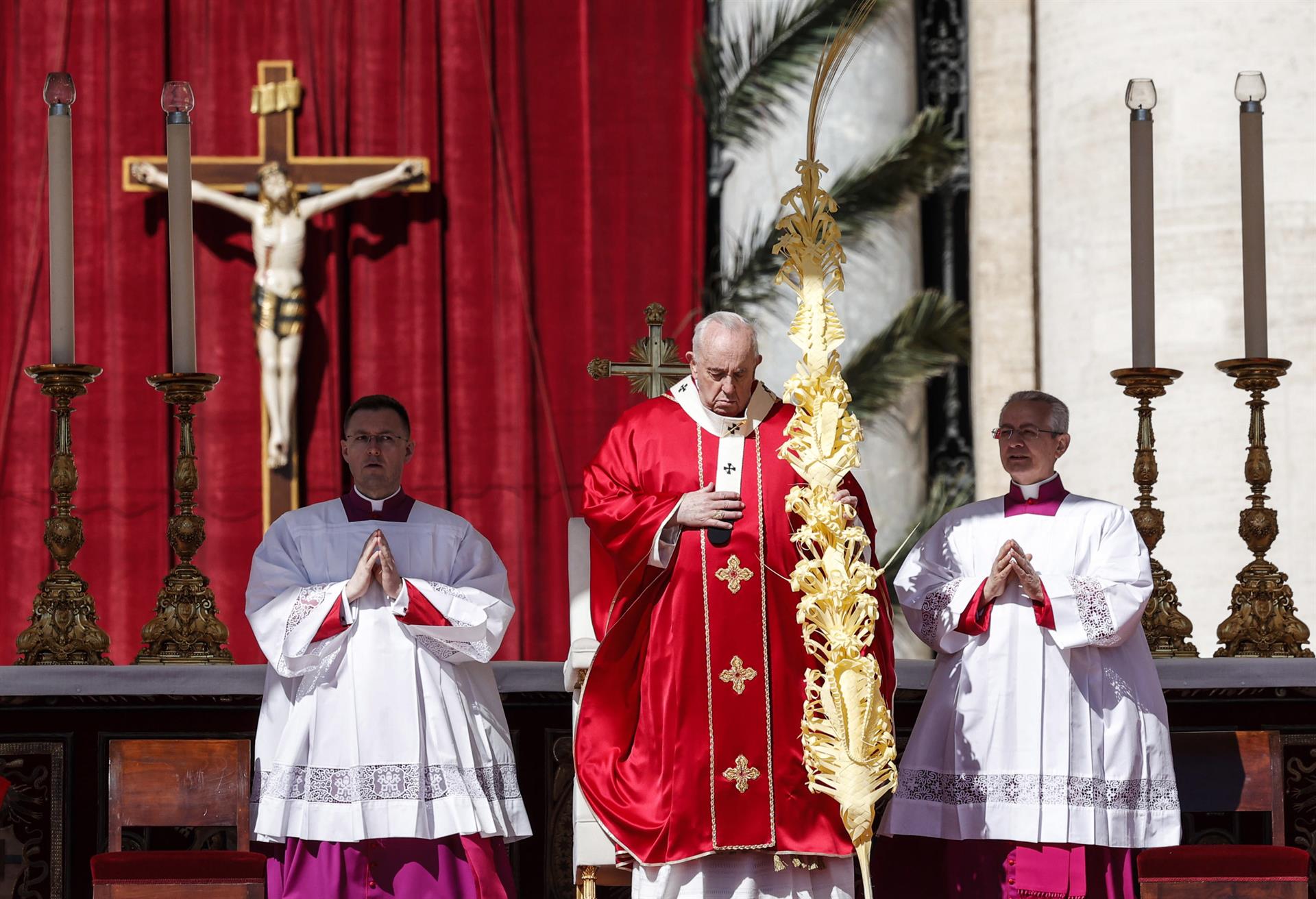 El papa Francisco reclama una “tregua pascual” en Ucrania en el Domingo de Ramos