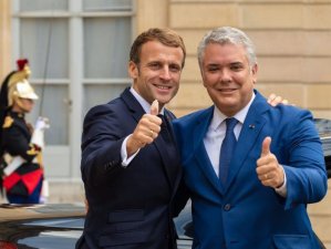 Duque felicitó a Macron por su reelección, con quien espera seguir trabajando