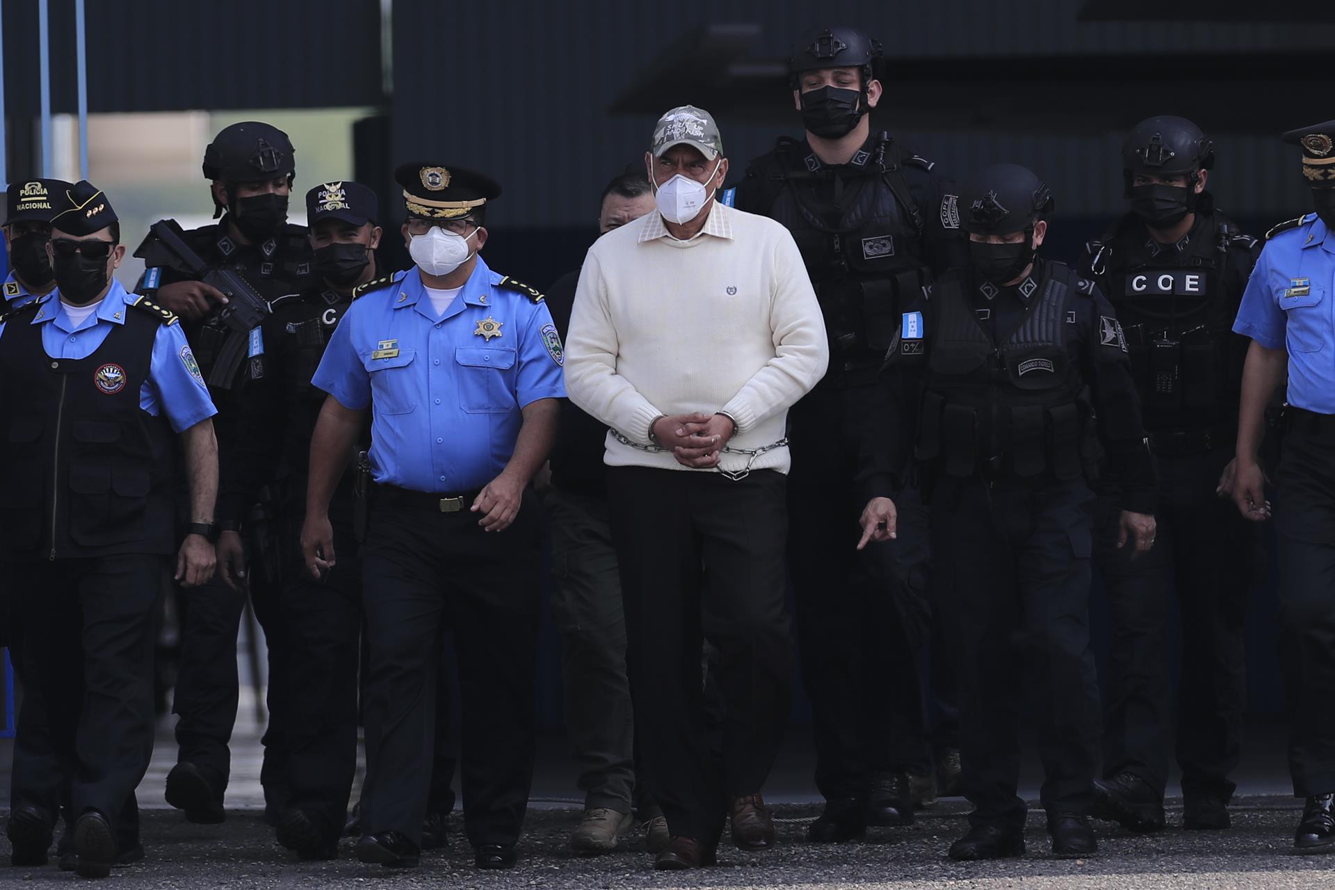 Exdirector de la Policía de Honduras es extraditado a EEUU por narcotráfico